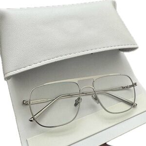 Elisa Johnson Jane Silver Blue Light Glasses